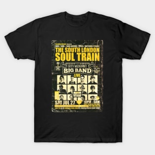 POSTER TOUR - SOUL TRAIN THE SOUTH LONDON 85 T-Shirt